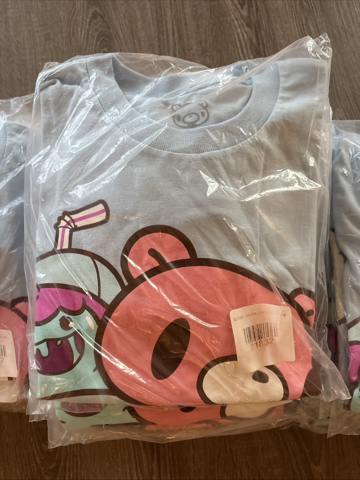 Slushii x Gloomy Bear Limited Edition Light Blue T-shirt Anime Expo Brand New gallery