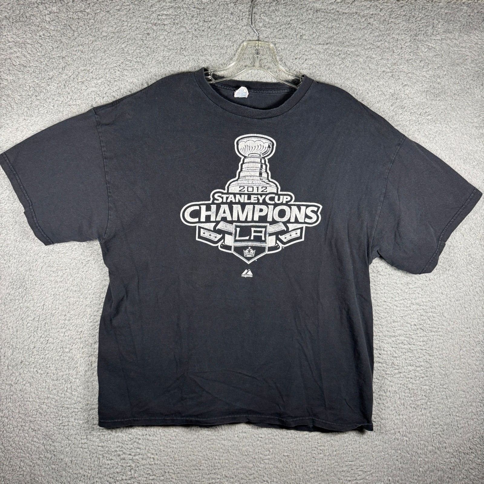 Delta Pro Weight LA Kings 2012 Stanley Cup Champions Shirt Mens 2XL Black NHL gallery