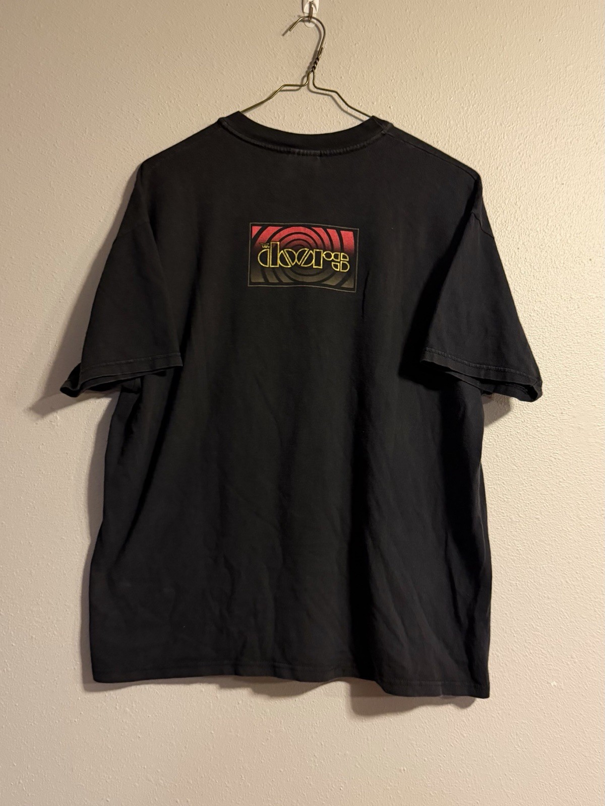 Vintage 90s 1998 Jim Morrison The Doors Black Graphic Band T Shirt Stedman XL gallery
