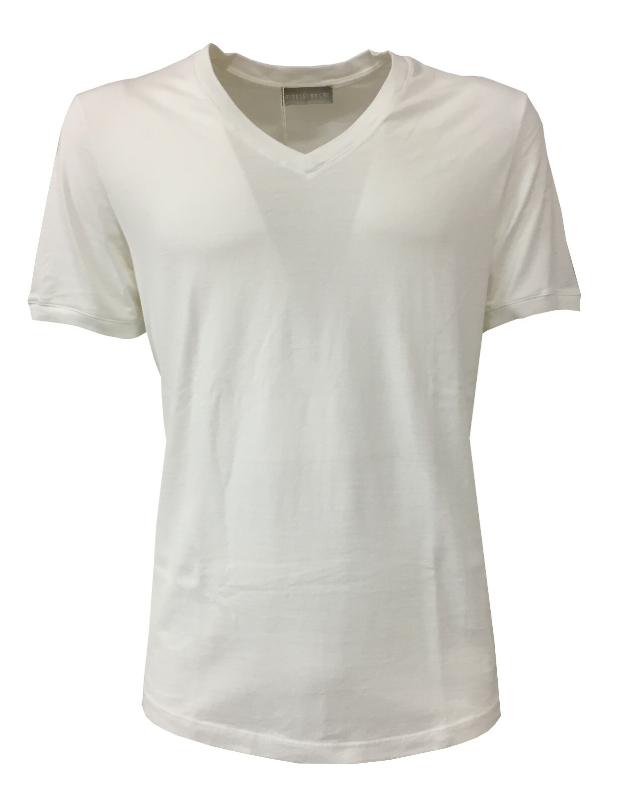 Girelli Bruni Men's T-Shirt Half Sleeve V-Neck G691 CO GIZA 60/2 100% Cotton gallery