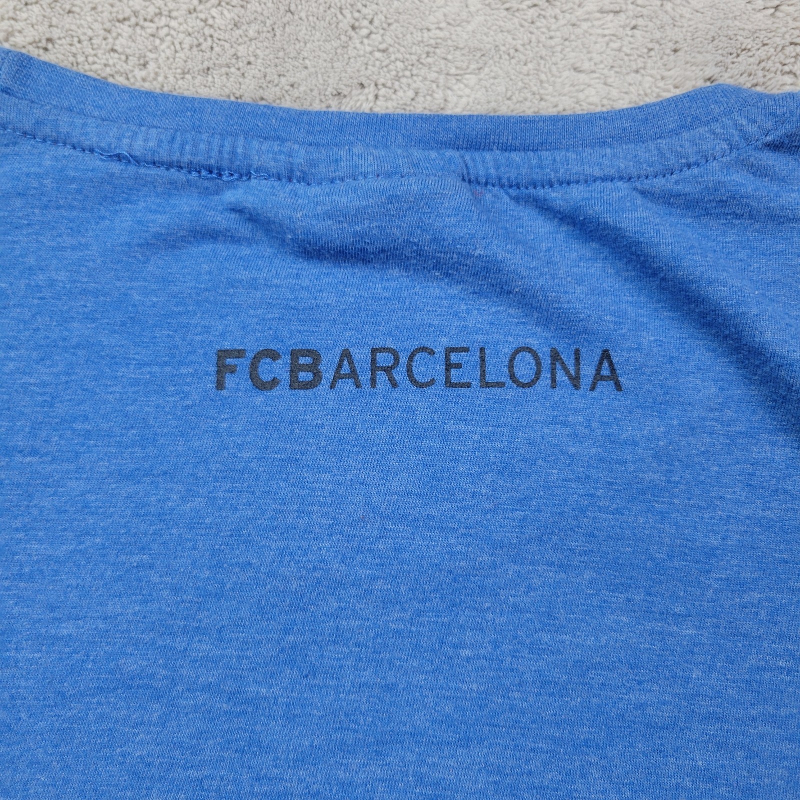 FC Barcelona T Shirt Mens XXL Blue Short Sleeve Camp Nou Stadium Tee Soccer gallery