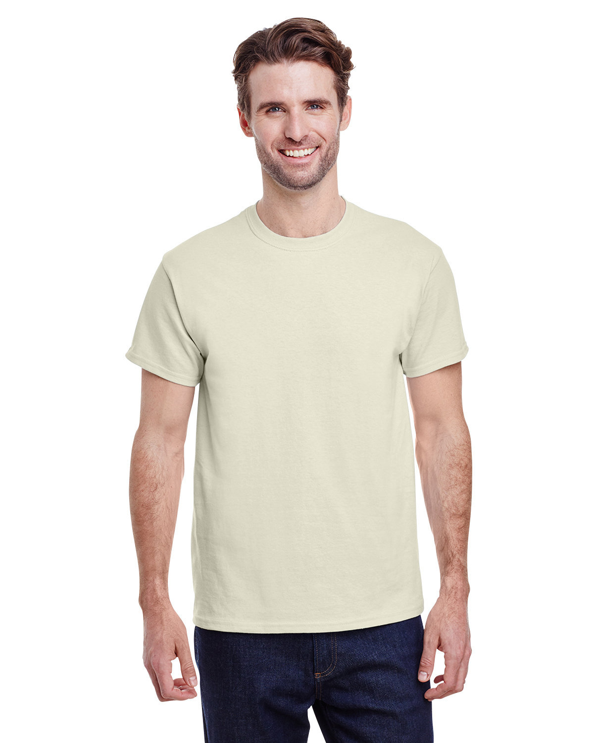 2 Pack Of Gildan Adult Heavy Cotton Stylish T Shirt Casual Plain T-Shirt - G500 gallery