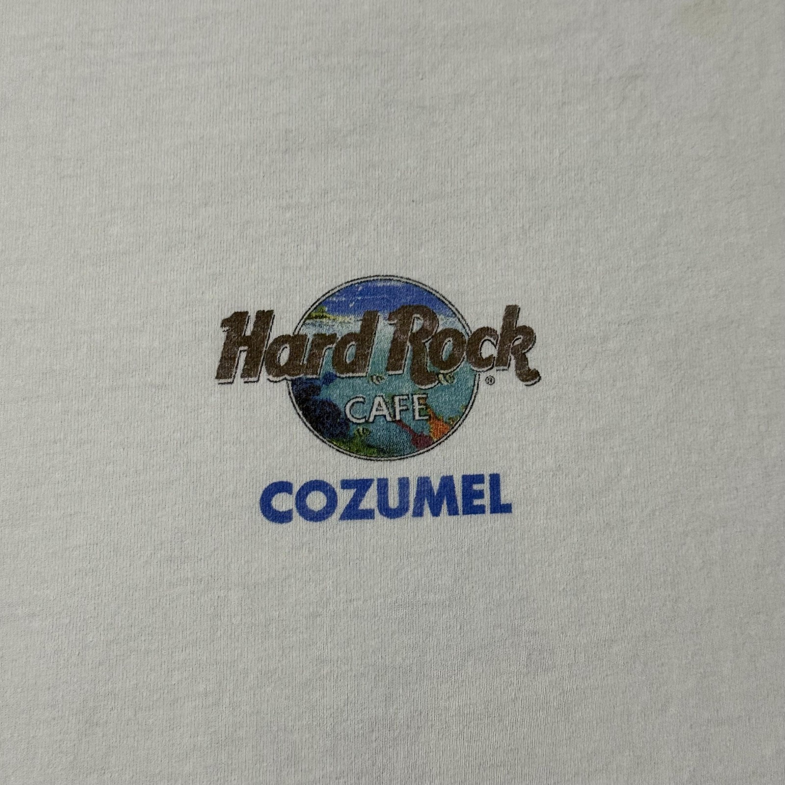 Vintage 90s Hard Rock Cafe Cozumel Shirt Mens L Coral Reef Fish gallery