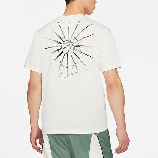 Nike Set-in Sleeve T-Shirt Men's Ecru DD0827-901 gallery