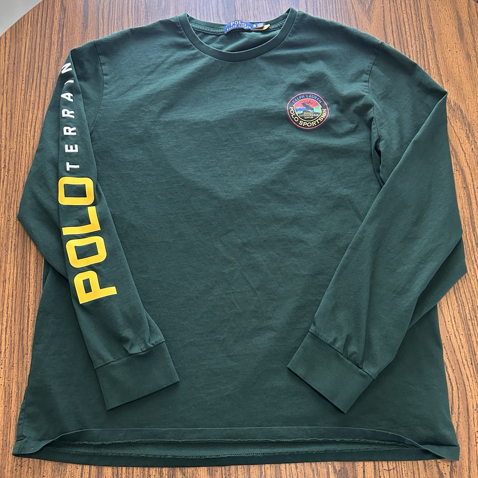 Polo Ralph Lauren Sportsman Terrain Wildlife Long Sleeve T-Shirt Mens Size XL gallery