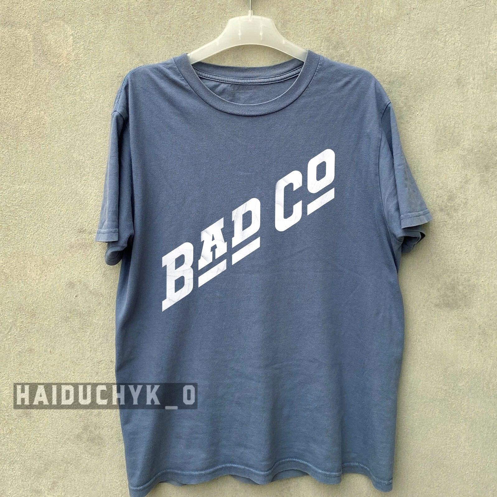 NEW! Bad Company Logo Unisex Indigo Blue T-shirt S-5XL