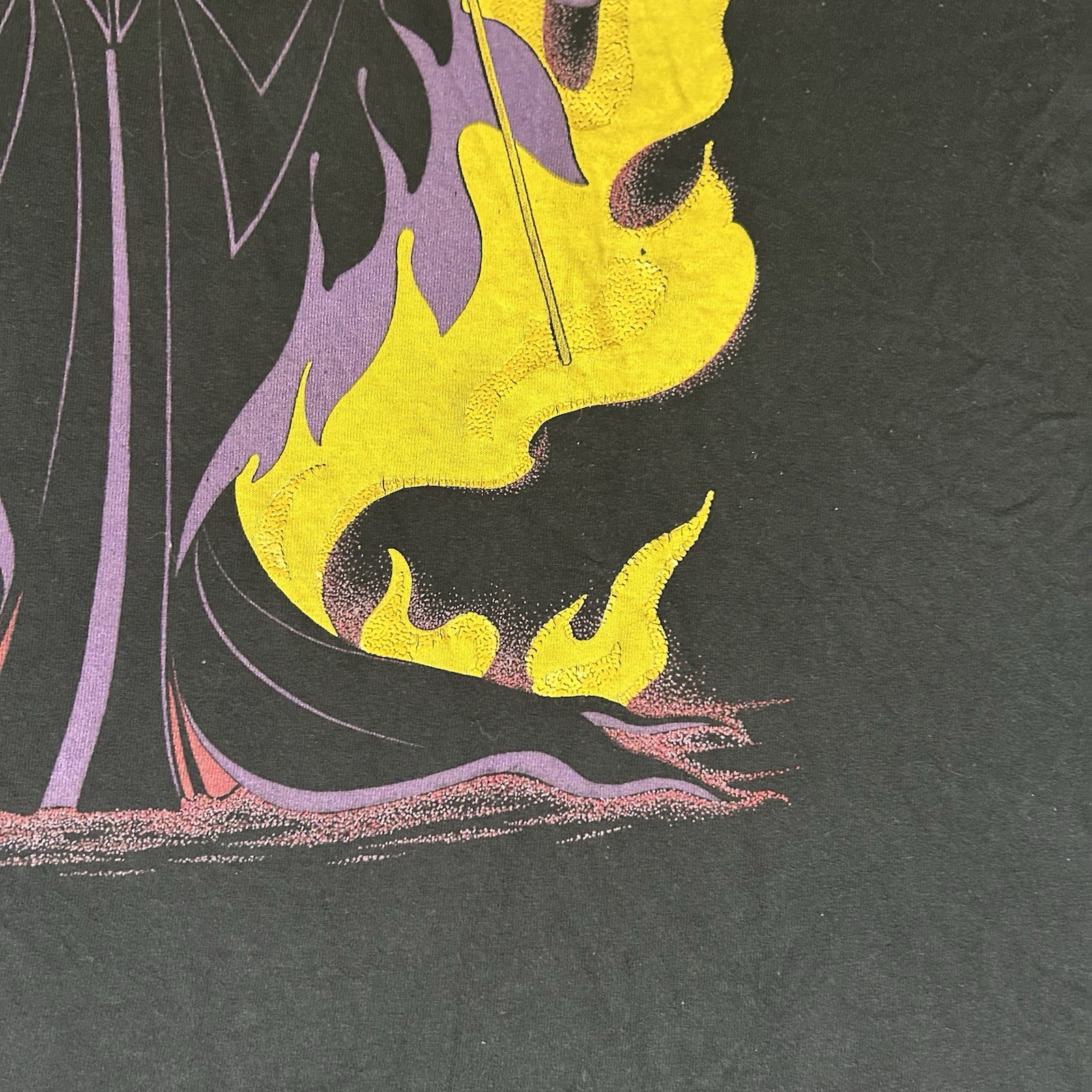 Vintage Disney Design Maleficent T-Shirt OSFA Villains Grail Rare 90s Fits XL gallery