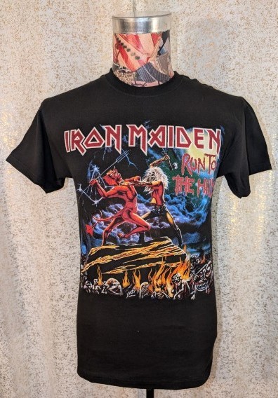 Officially Licensed Iron Maiden - Run To The Hills - Double Sided Black T-Shirt gallery