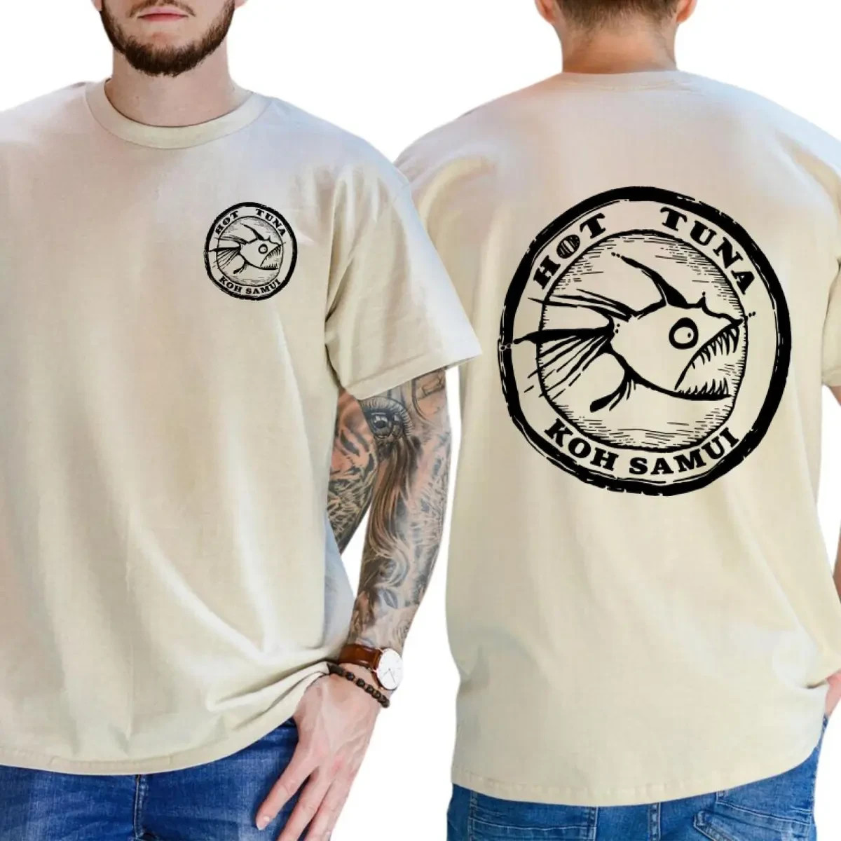 Hot Tuna Koh Samui Vintage T-Shirt - Classic Retro Surf Graphic Tee gallery