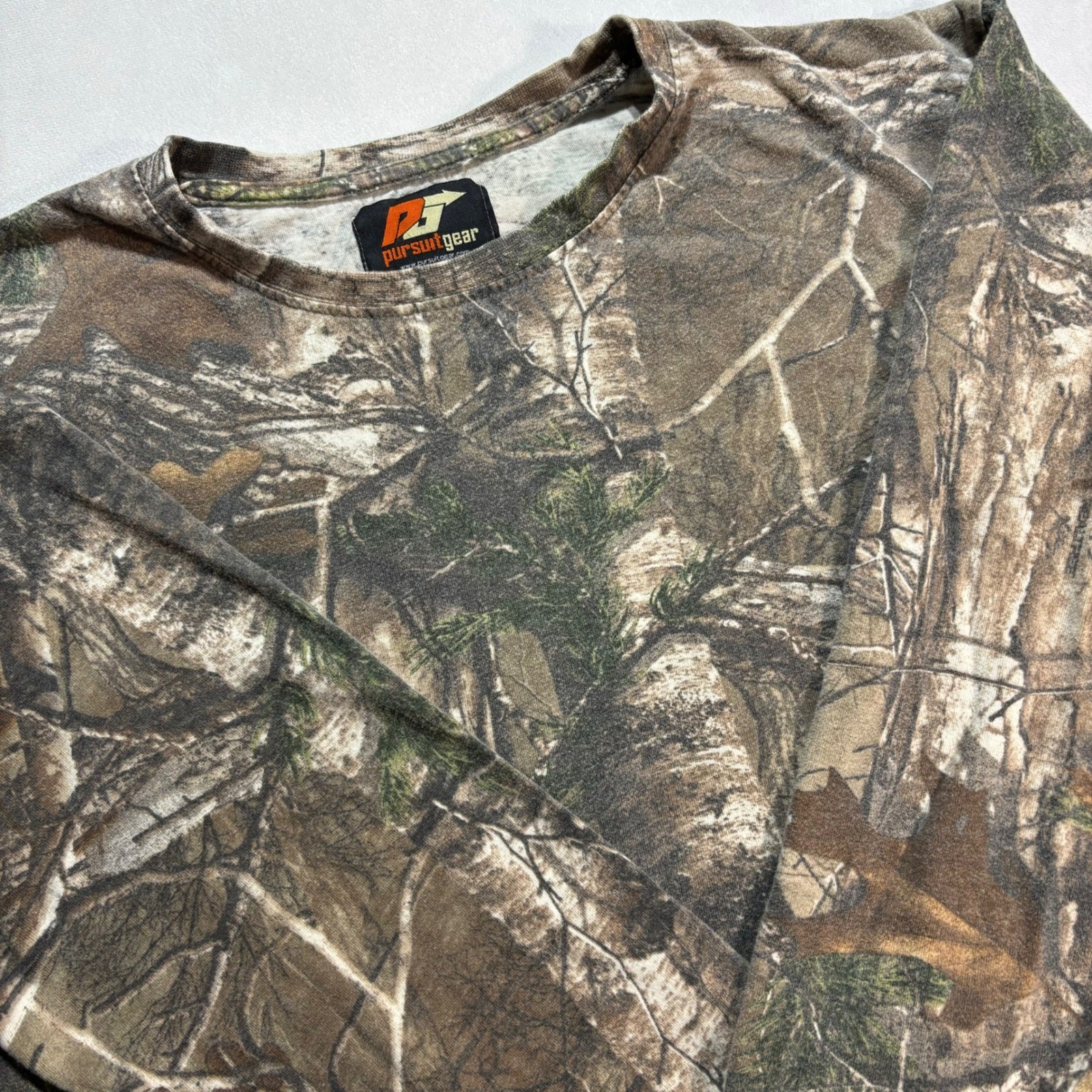 Vintage Realtree Camo Long Sleeve T-Shirt Men's Medium Outdoor Hunting Gorp Y2K gallery