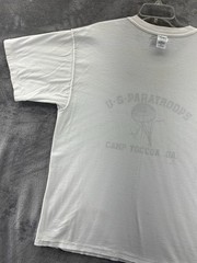 VTG U.S. Paratroops Camp Toccoa, GA 2001 Short Sleeve T-Shirt XL Military Army