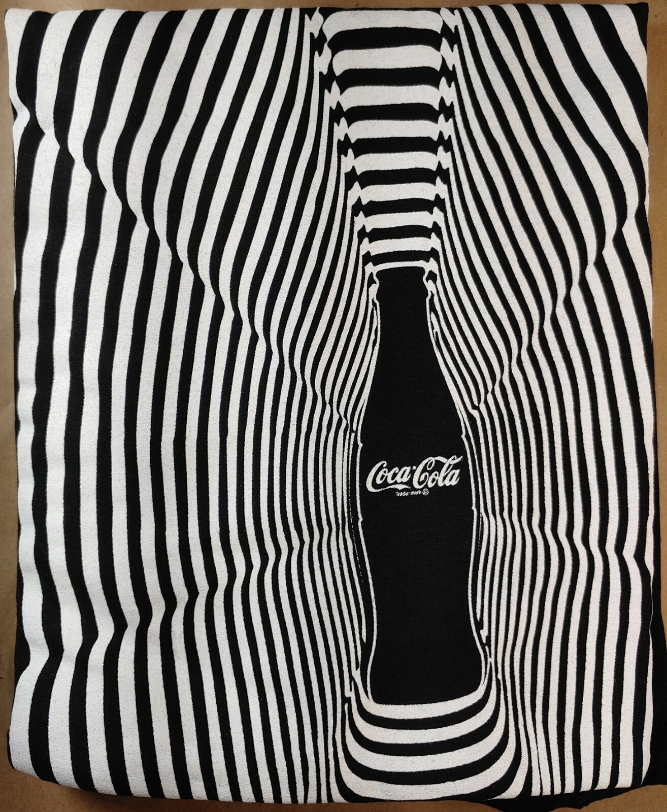 Coca Cola Coke Optical Radiate Energy Waves Bottle T-Shirt Men's Size Small-2XL gallery