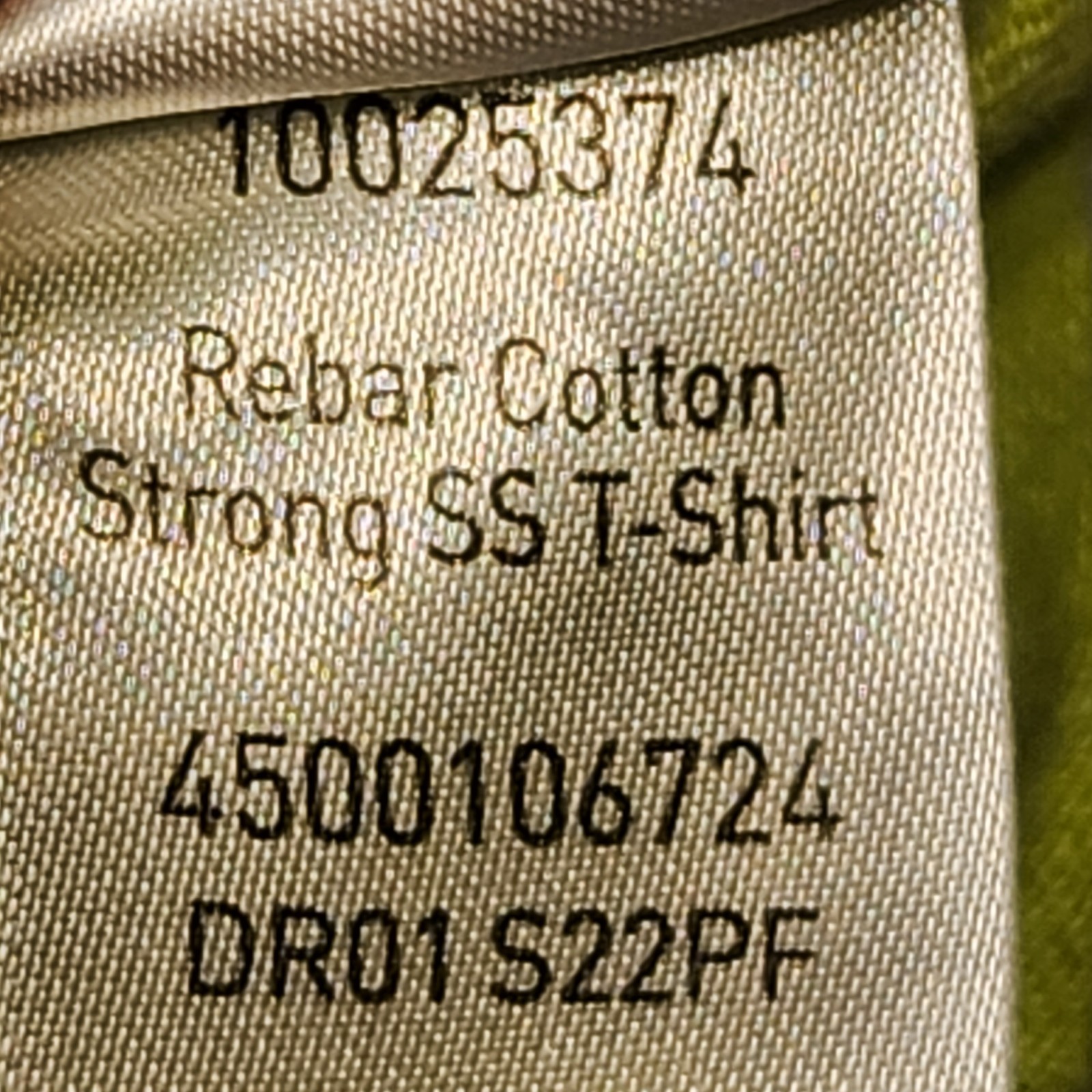 Ariat Rebar Cotton Strong Men T Shirt Safety Yellow Workwear Pocket Tee Raglan gallery
