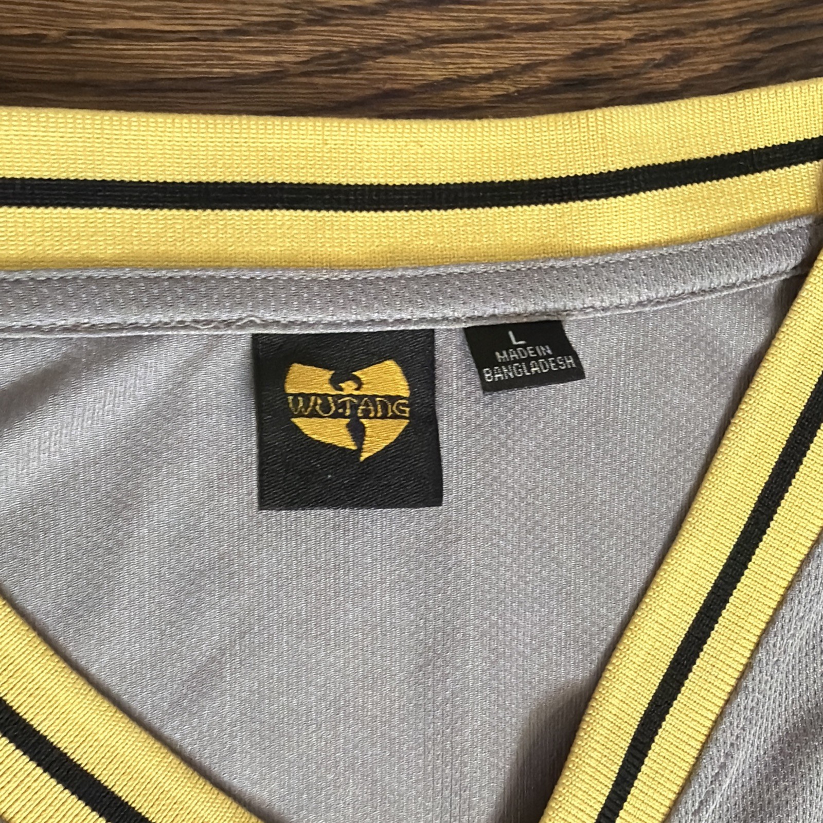 VINTAGE WU TANG CLAN #36 FOOTBALL JERSEY SHIRT RAP HIP HOP MEN SIZE Large BLACK gallery