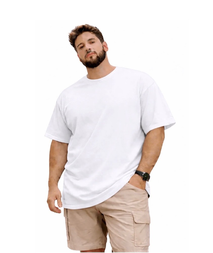 Greystone Big Sizes 3X White Tshirt