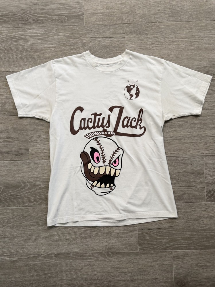 Travis Scott Cactus Jack Foundation Baseball Game T Shirt