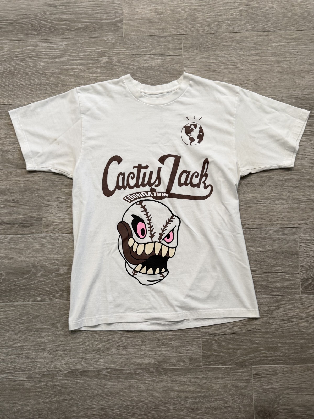 Travis Scott Cactus Jack Foundation Baseball Game T Shirt
