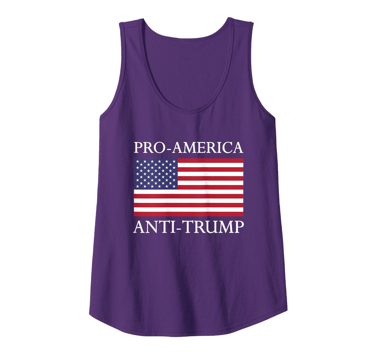 Pro-America Anti-Trump – American USA Flag Resist Tank Top