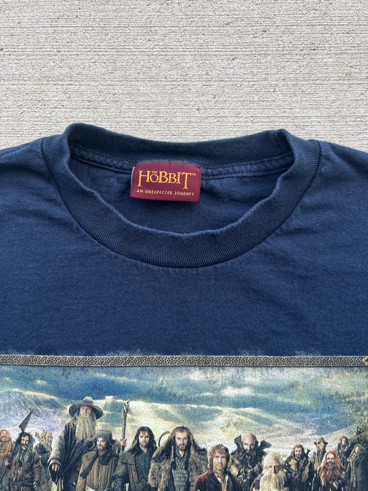 2012 The Hobbit An Unexpected Journey Graphic Movie Promotional Longsleeve Tee gallery