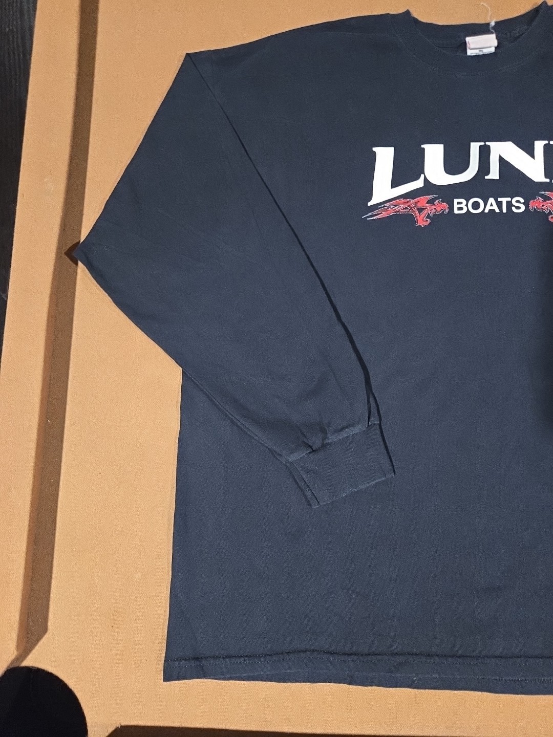 Lund Boats Shirt Mens 3XL Black Mercury Boat Fishing Angler Vtg Y2K gallery