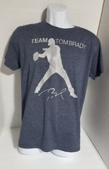  Retired Team Tom Brady #12 Best Buddies Short Sleeve T-Shirt Size: L Large