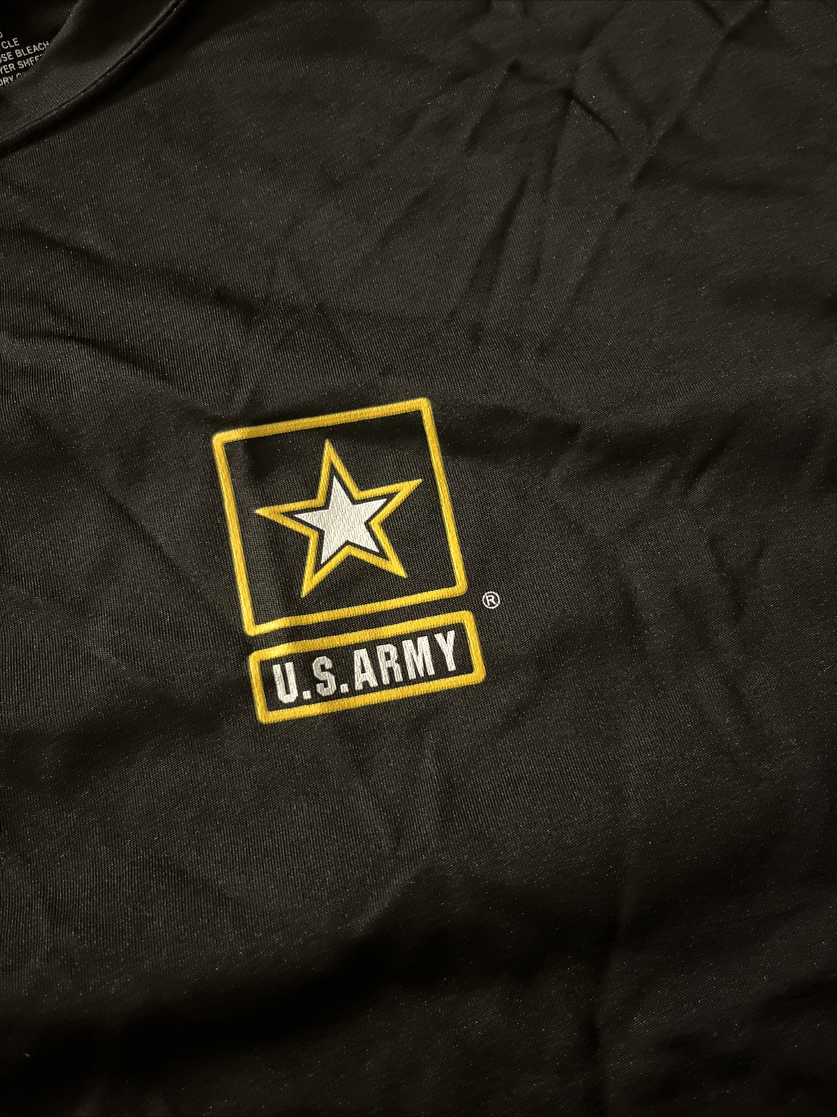 US Army Shirt Mens Black Athletic Short Sleeve Physical Fitness Shirt FT Knox gallery