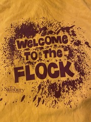 Salisbury State University Welcome To The Flock XL Yellow T-Shirt