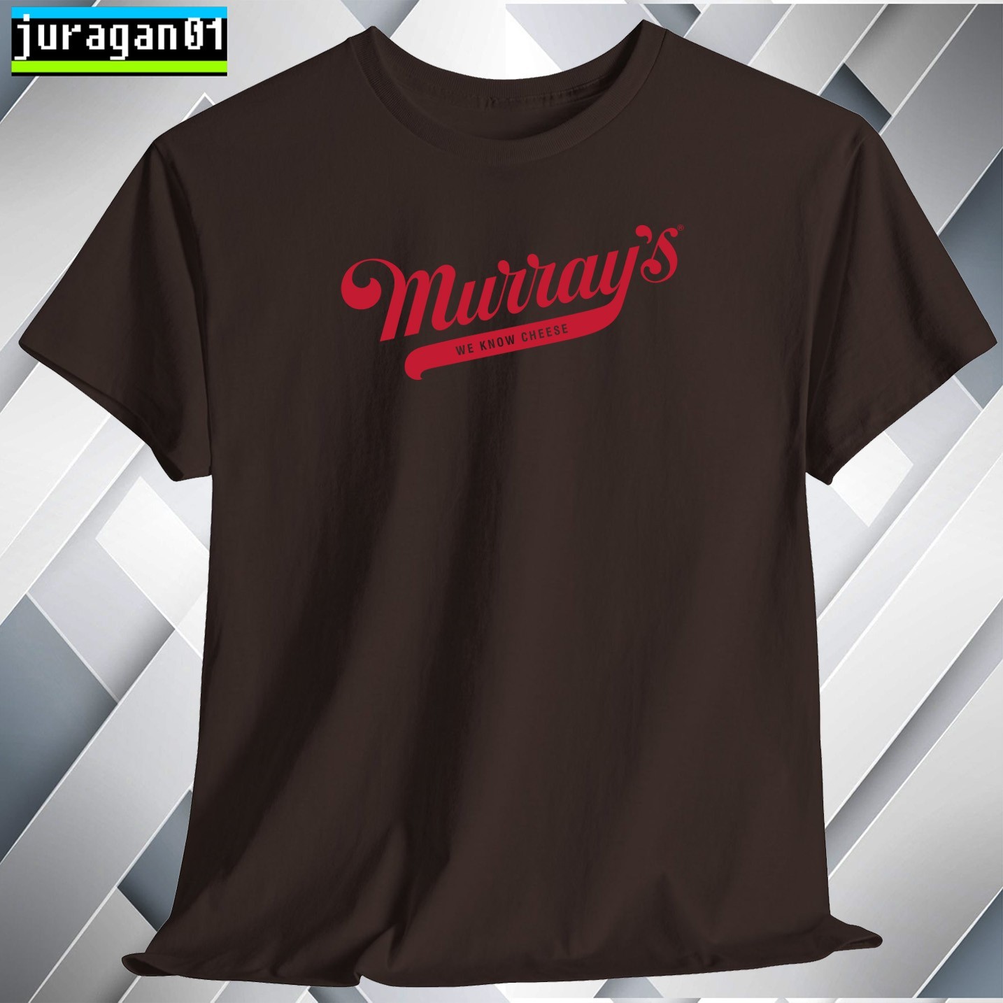 Murray's Cheese T-Shirt Logo Black/Gray/Blue/Red/White/Choc S to 5XL Made in USA gallery