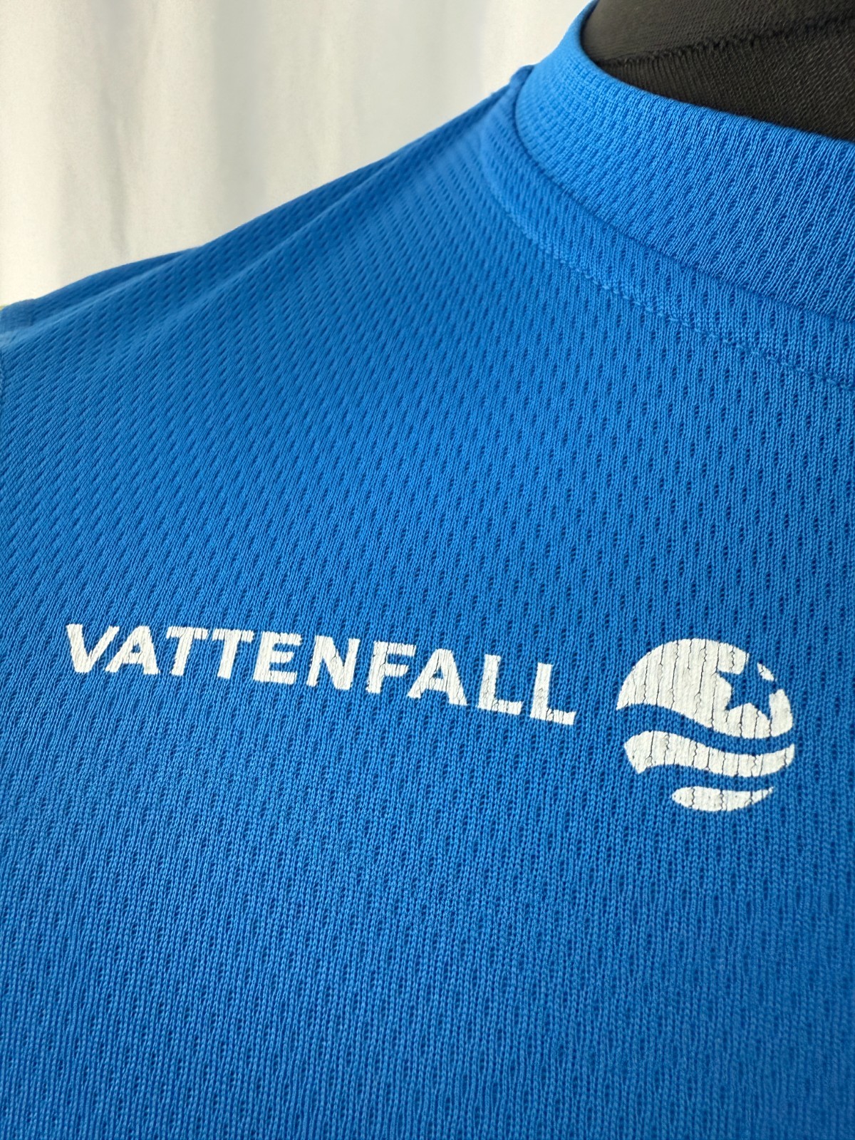 Adidas Vattenfall City Nacht 2010 Blue Running Shirt Mens XS Polyester 34-36 in gallery