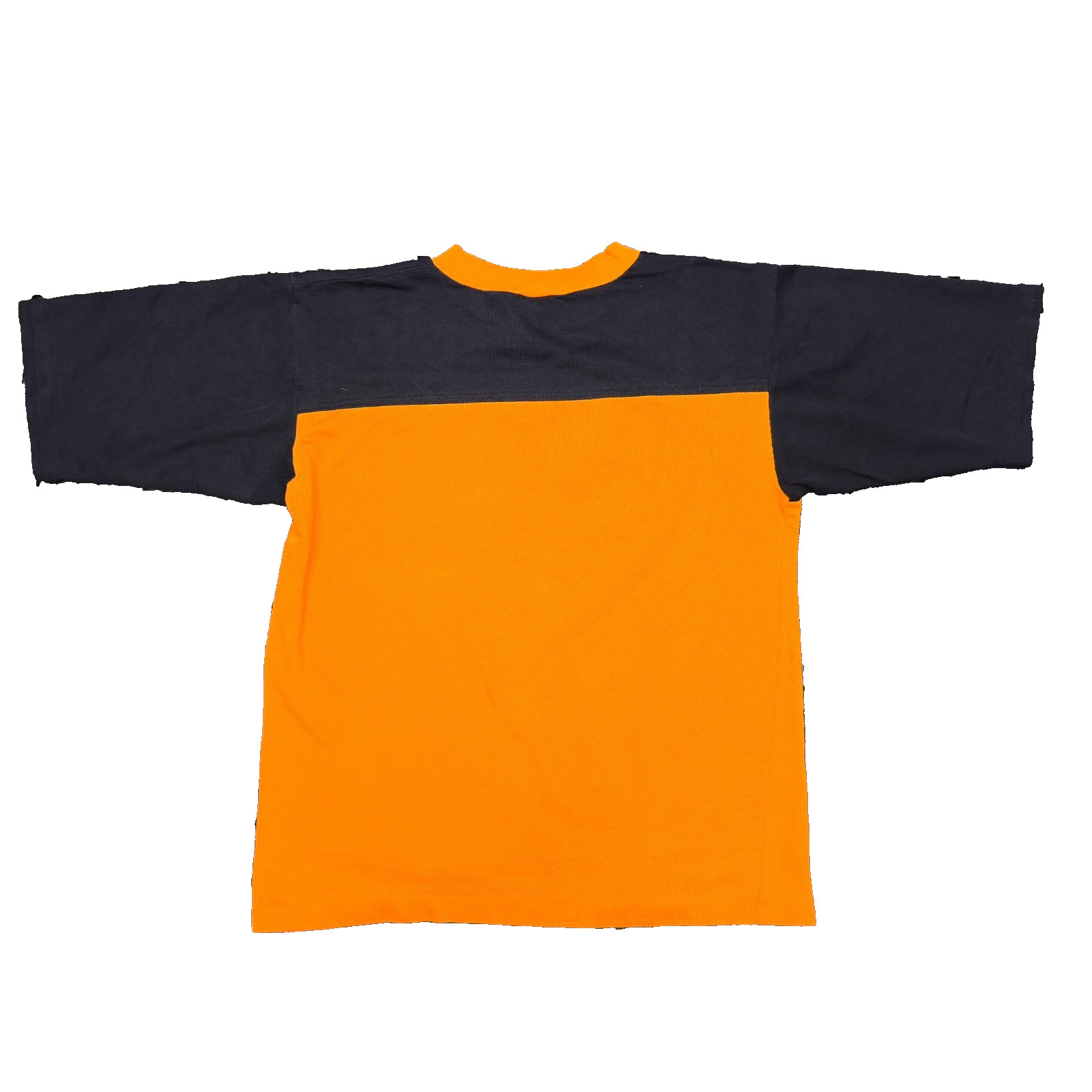 Vintage 70s Midland Lutheran College Shirt Medium Artex Made In USA Black Orange gallery