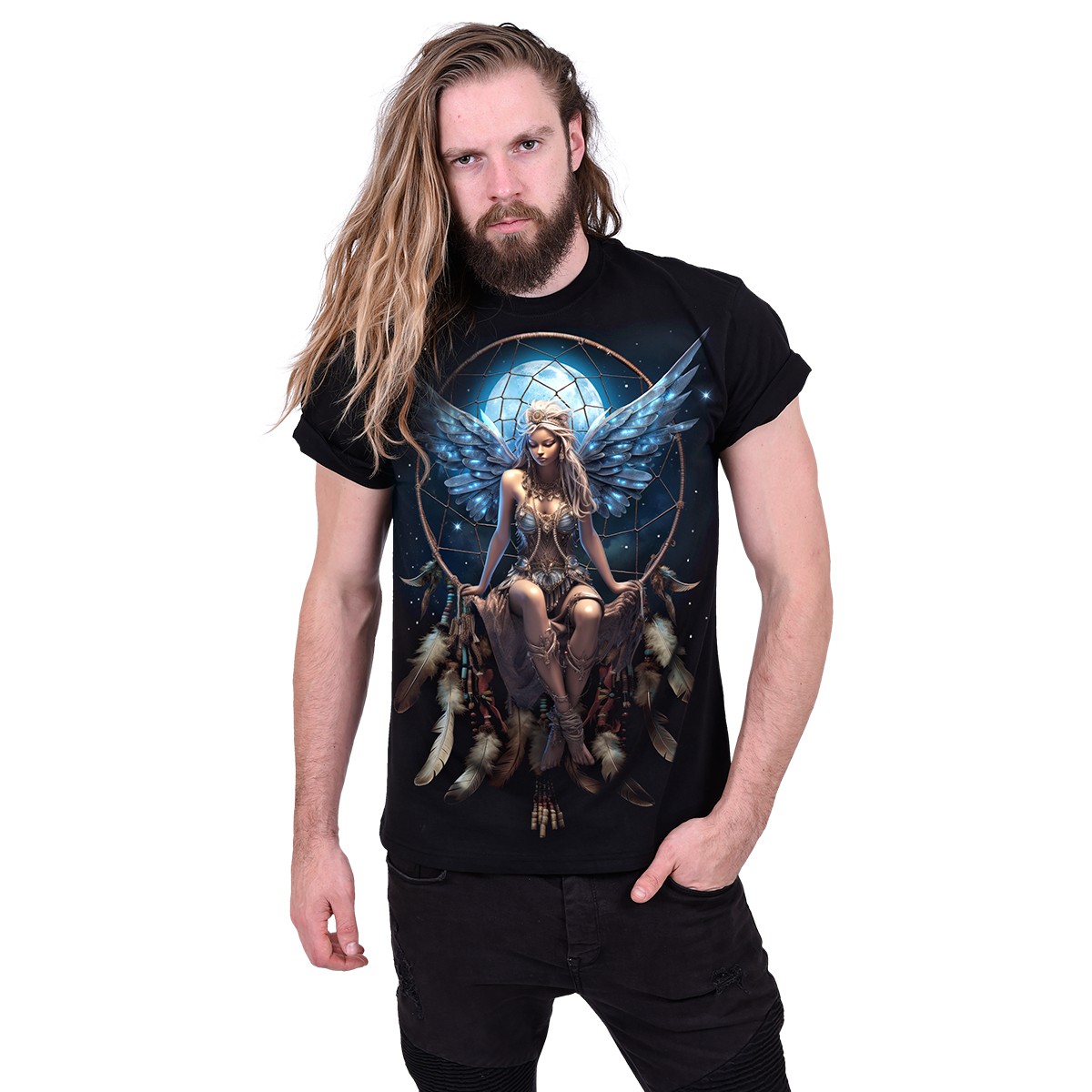 Spiral - MOON FAIRY - T-Shirt Black gallery