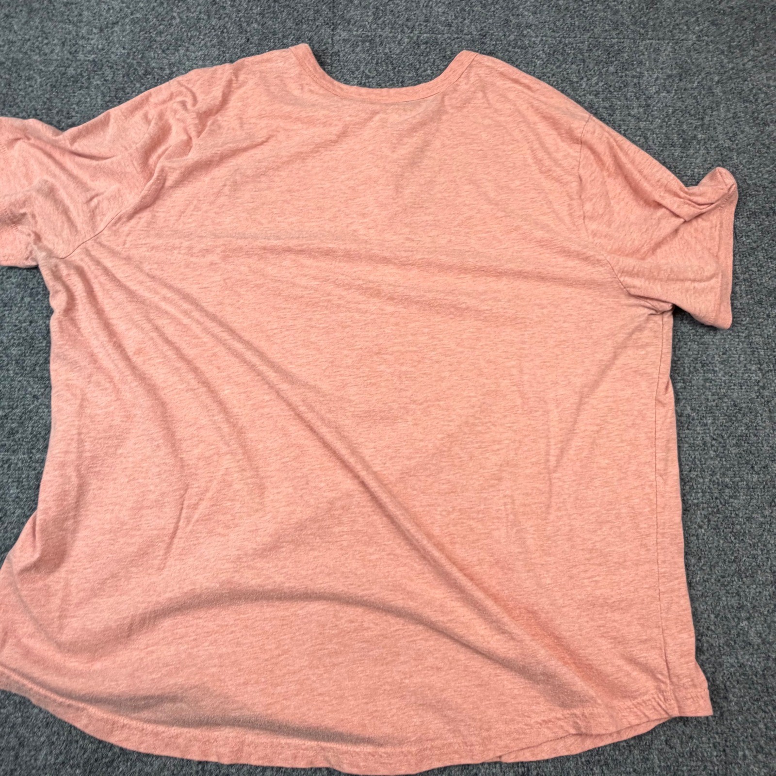 Old Navy Mens XXL Soft-Washed Henley T-Shirt Short Sleeve Coral Pink Heathered gallery