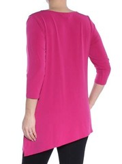 Alfani Cold-Shoulder Asymmetrical Top (Modern Berry, S)