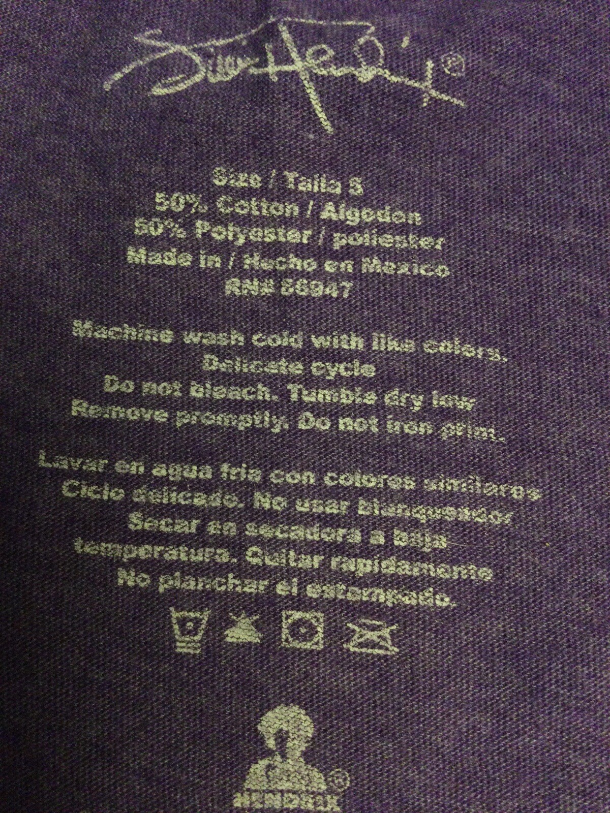 Jimi Hendrix - 9/14/68 - Hollywood Bowl - Purple Shirt - S gallery