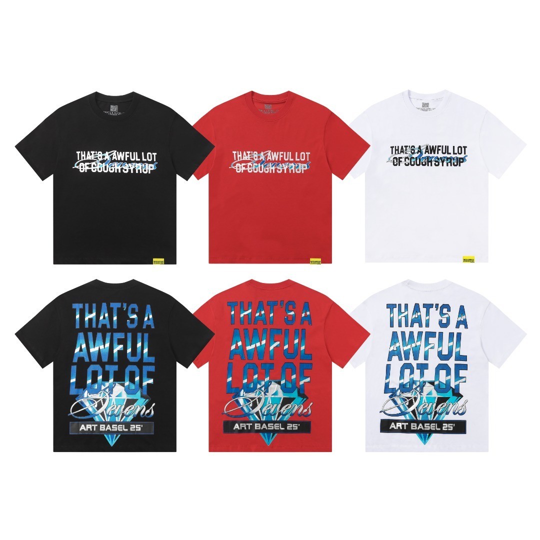 S-M-L-XL THAT'S A AWFUL LOT OF COUGH SYRUP T-shirt White / Black / Red gallery