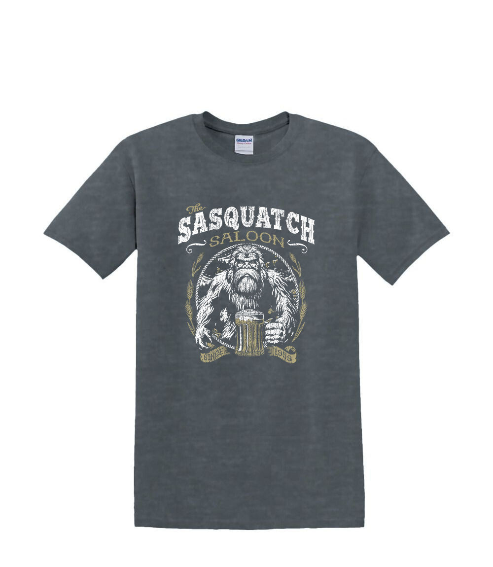 T-Shirt S to 2XL 3XL - SASQUATCH SALOON - BIGFOOT SASQUATCH FUNNY Adult gallery