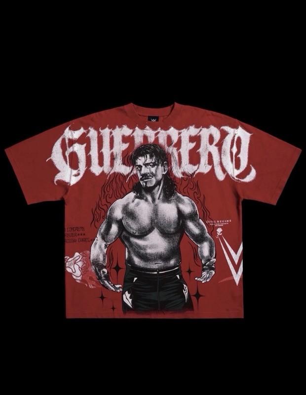 CIVIL REGIME x WWE EDDIE GUERRERO OVERSIZED T SHIRT XL