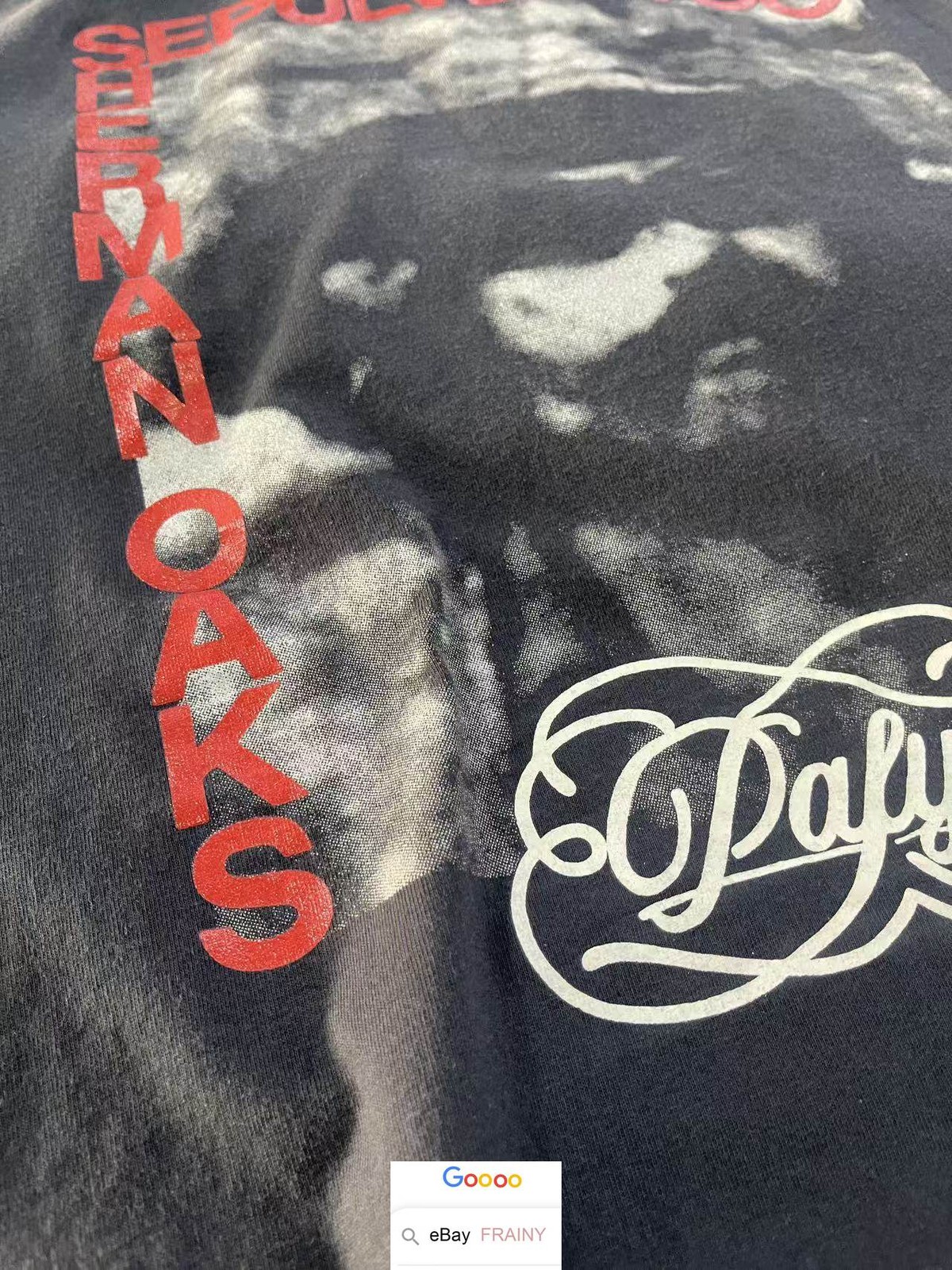 VINTAGE MEN BLACK T SHIRT VEST DISTRESSED PALY HIPHOP HIGH STREET SLEEVELESS TOP gallery