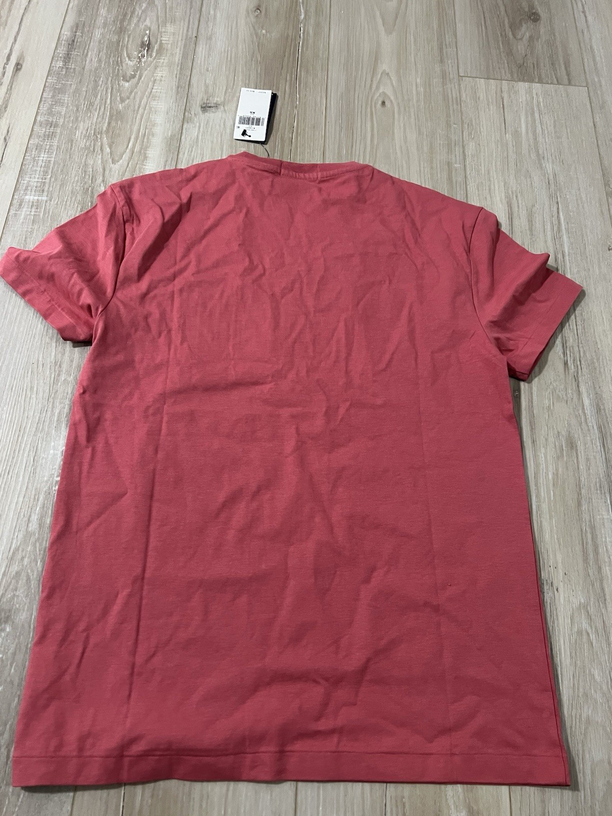 Polo Ralph Lauren Madras Patch Logo Embroidered Tee T Shirt Men’s XS gallery