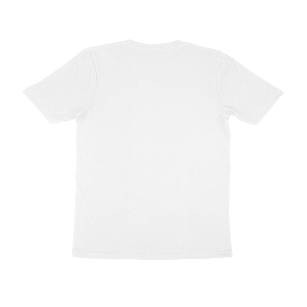 Round Neck White Color Mix Size Half Sleeve Casual Wear T shirt For Men gallery