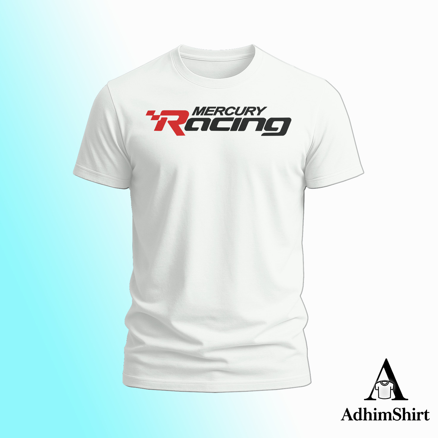 Mercury Racing Logo FUNNY T-SHIRT S-5XL USA many colors gallery