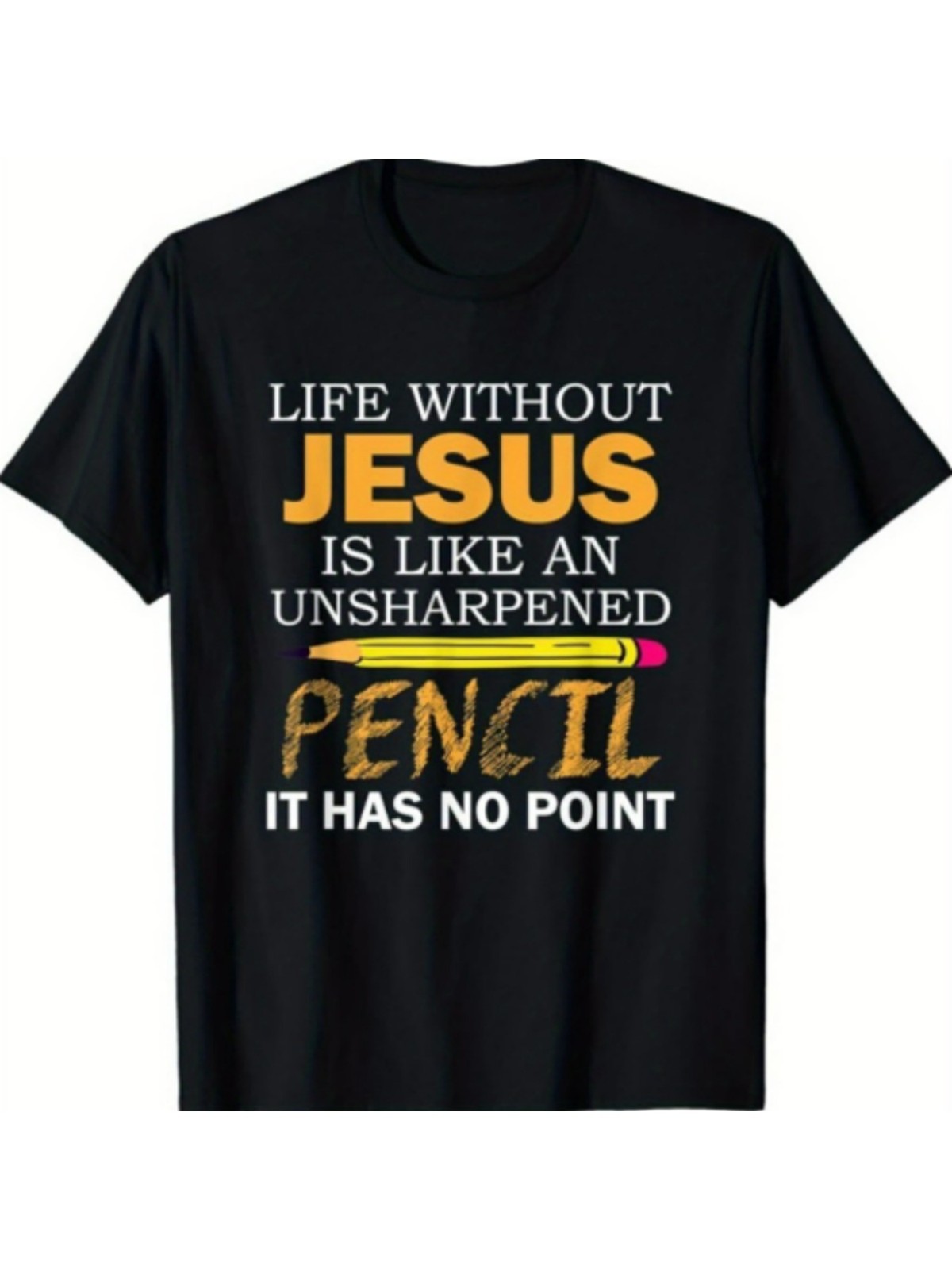 Life Without Jesus Christian Religious Faith T-Shirt gallery
