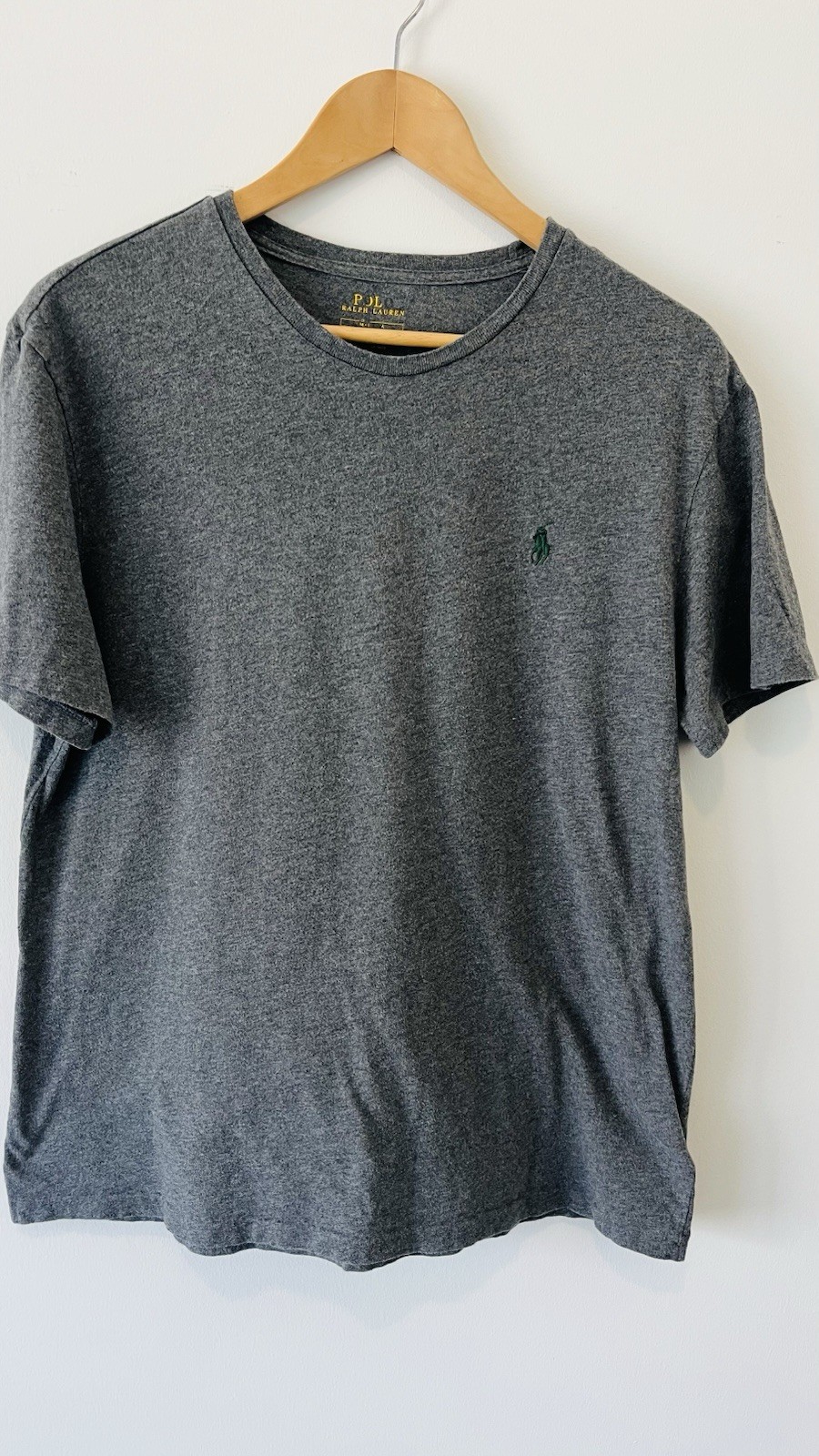 Polo Ralph Lauren Gray Tee Shirt Size M – Pit 21 inch – Good Condition gallery
