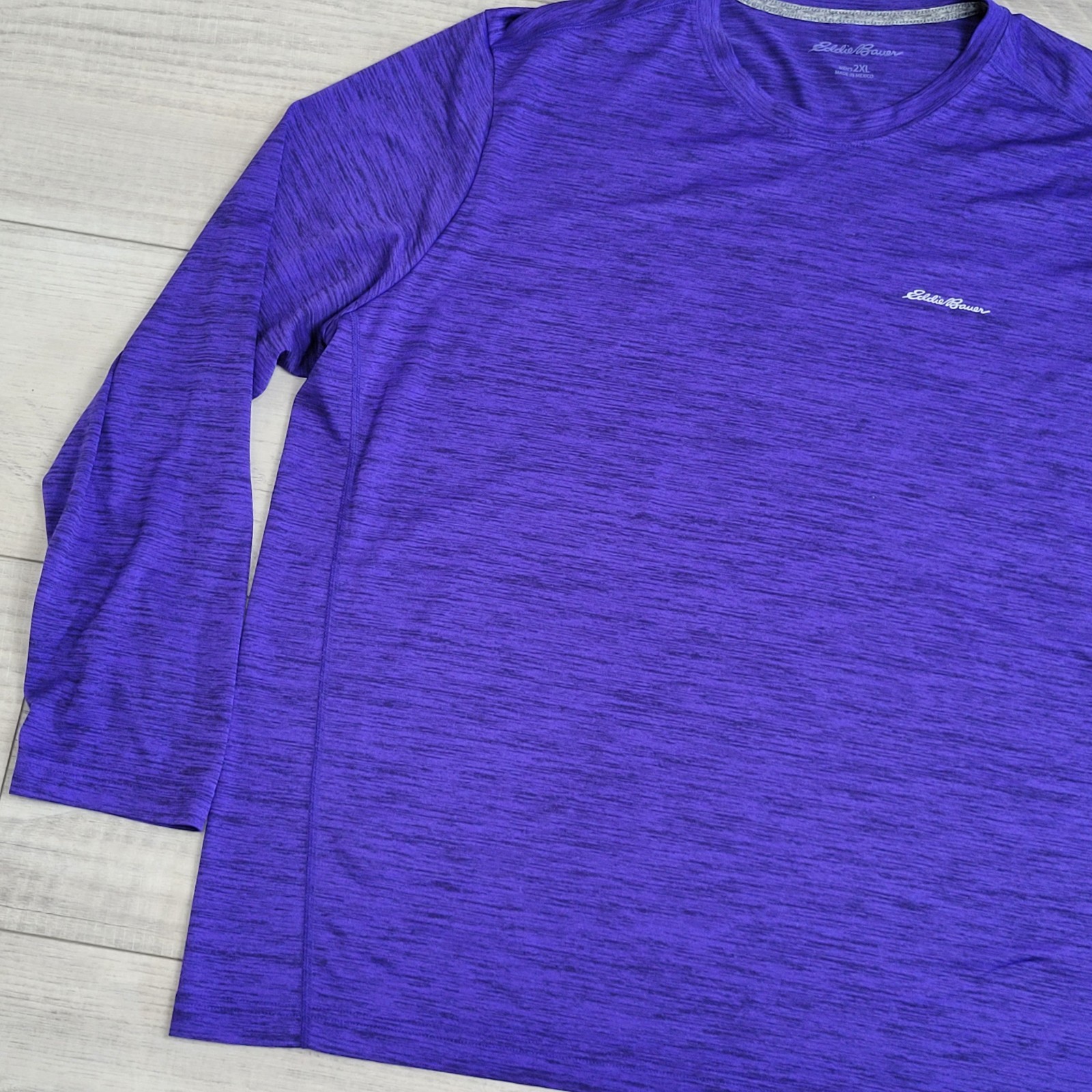 👕Eddie Bauer Shirt Mens 2XL Purple FREEDRY Performance Tee Long Sleeve Gorpcore gallery