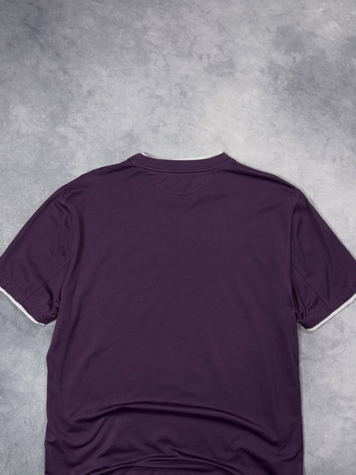 BRUNELLO CUCINELLI Luxury Casual Formal Layered Purple Vintage Shirt RRP750$+ gallery