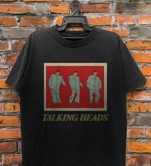 Talking Heads Wartime Unisex Black Cotton T-Shirt