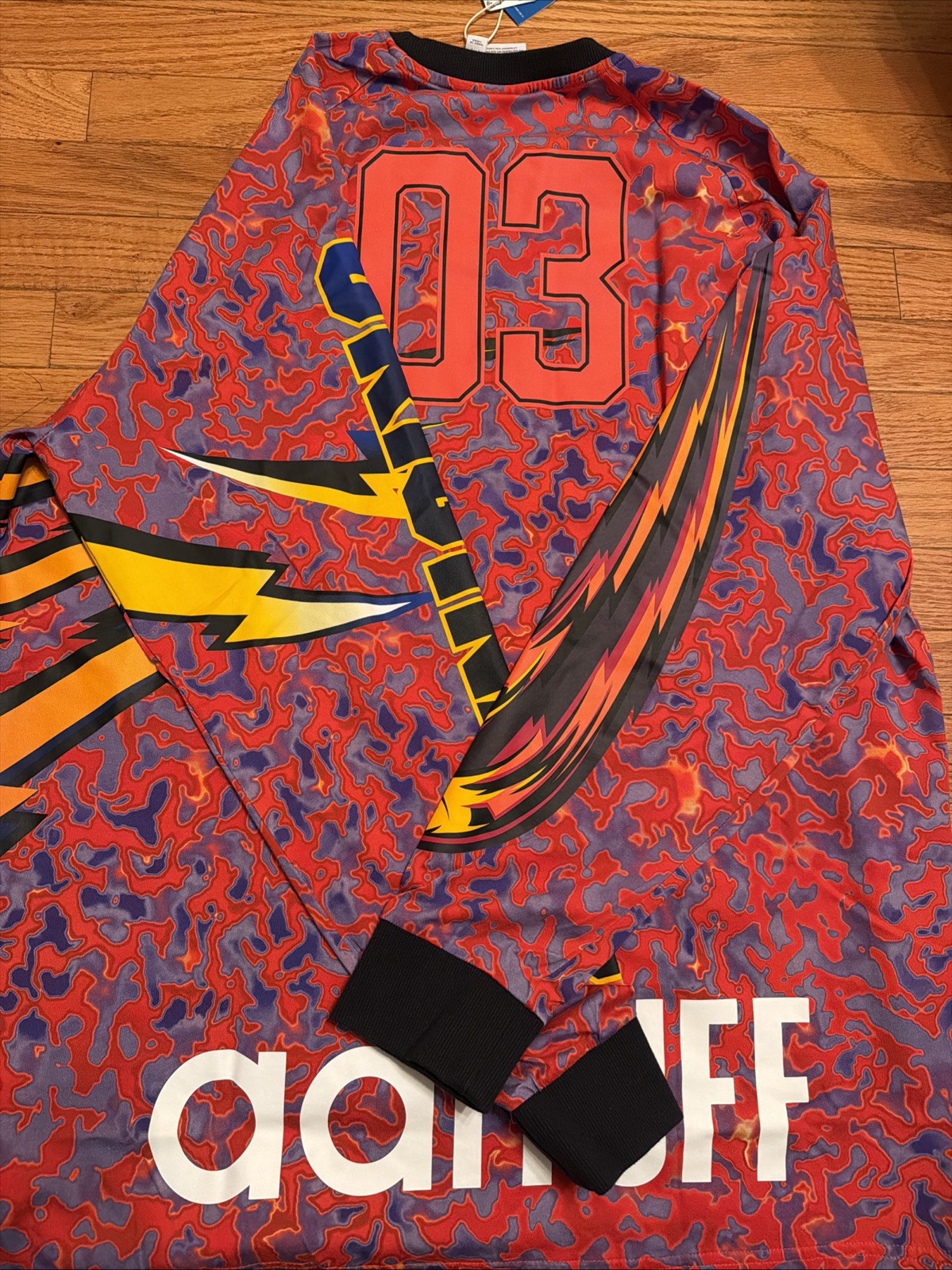 adidas JX1702 Adilenium Season 3 Long Sleeve Graphic T-Shirt NEW LIFE-0 Men Sz L gallery
