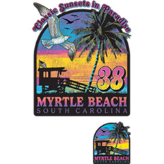 T-Shirt – CLASSIC SUNSET MYRTLE BEACH – FUN RESORT Adult