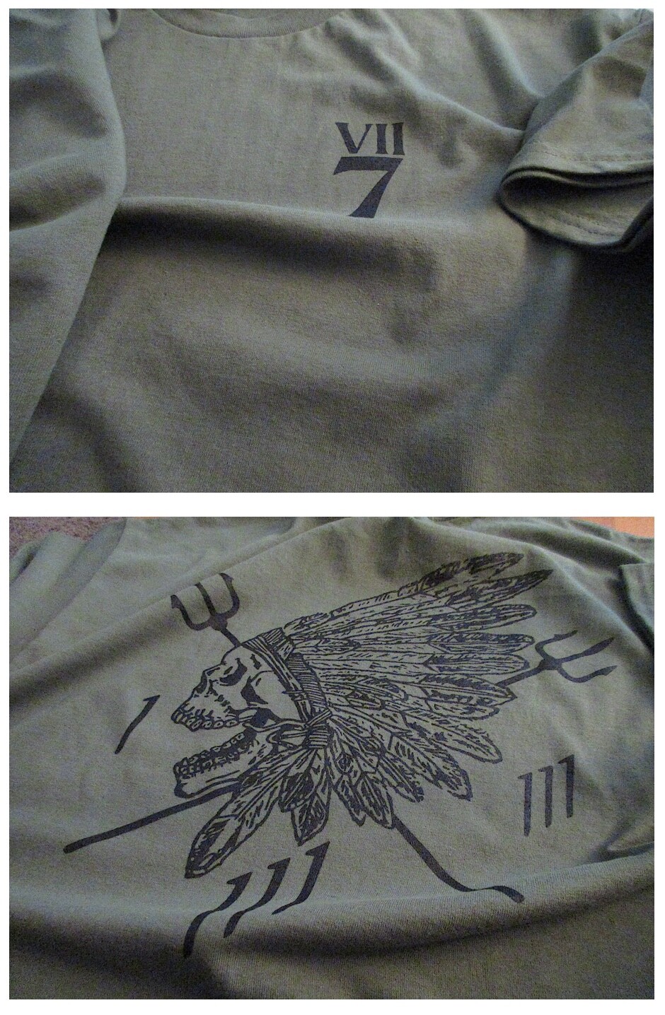 Navy SEAL/s Seal Team 7 Tribe T-Shirt 2X Silk-Screened gallery