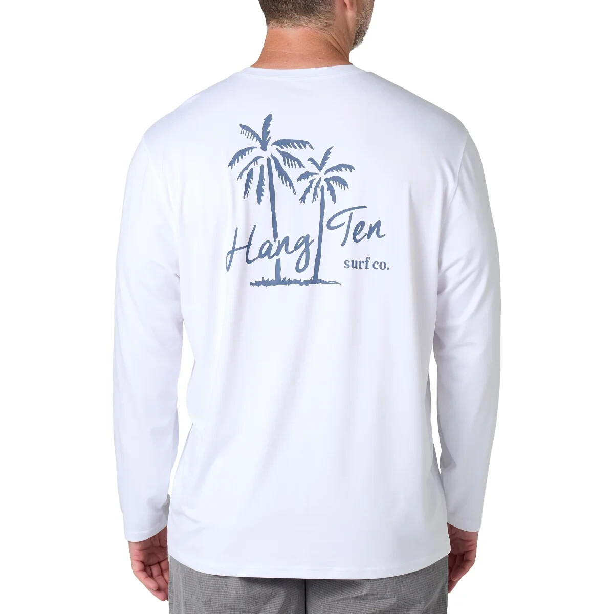 Hang Ten Men's Long Sleeve Sun Tee, UPF 50+, Quick-dry fabric, Lightweight gallery